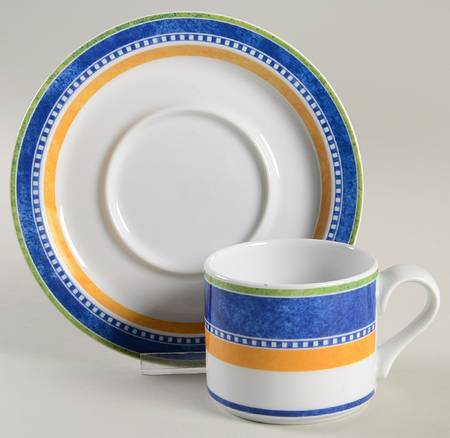 Kobenhavn Flat Cup & Saucer Set