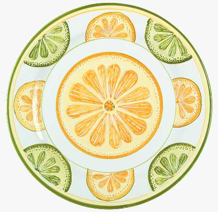 DER24 12" Chop Plate (Round Platter)