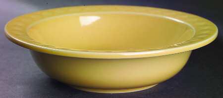 Terrazzo Scandinavian Yellow Rim Soup Bowl
