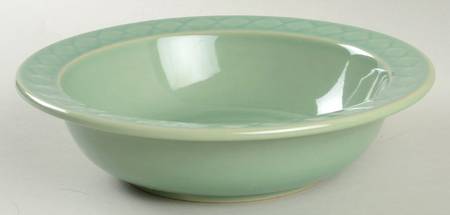 Terrazzo Venetian Green Rim Soup Bowl