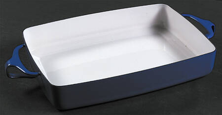 Kobenstyle Blue 10" Metal Rectangular Baker