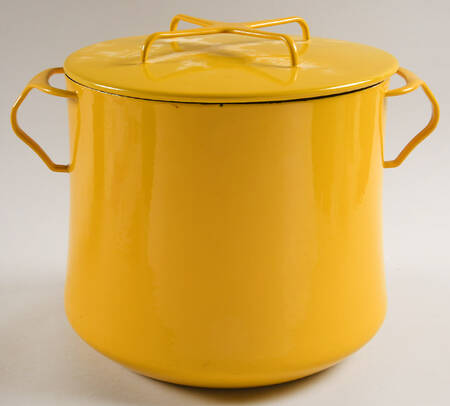 Kobenstyle Yellow (Sungold) 8 Quart Metal Stockpot & Metal Lid