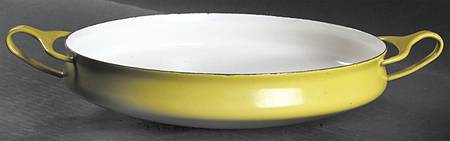 Kobenstyle Yellow (Sungold) 13" Metal Buffet Server