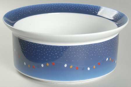 Village Lights 7" Round Vegetable Bowl