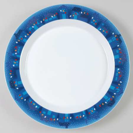 Village Lights 13" Chop Plate (Round Platter)