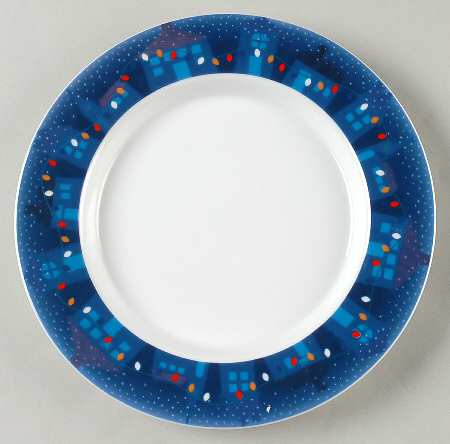 Village Lights Salad Plate