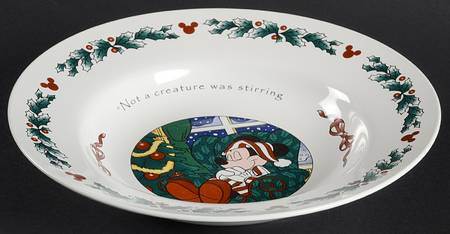 Twas The Night Before Christmas Large Rim Soup Bowl
