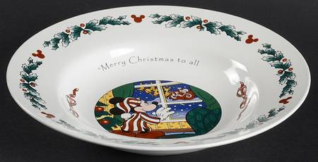 Twas The Night Before Christmas Large Rim Soup Bowl