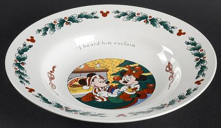 Twas The Night Before Christmas Large Rim Soup Bowl