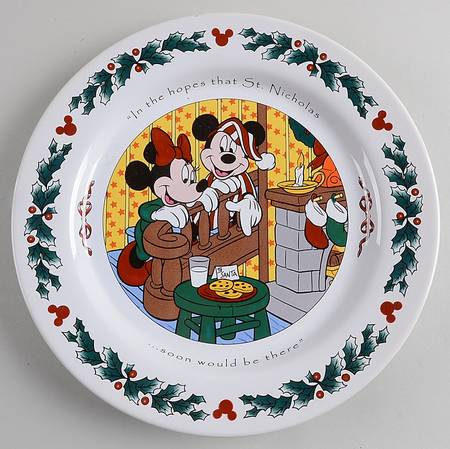 Twas The Night Before Christmas Dinner Plate