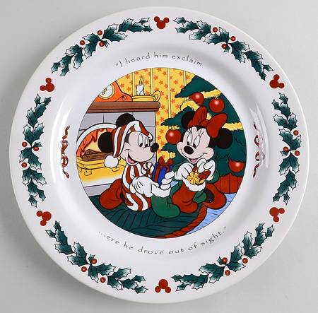 Twas The Night Before Christmas Dinner Plate