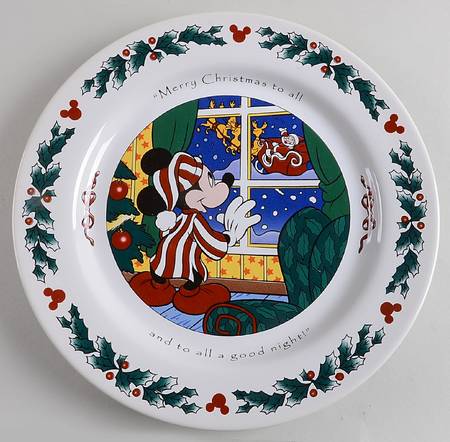 Twas The Night Before Christmas Dinner Plate