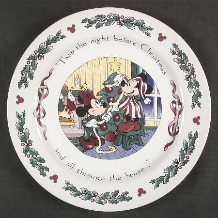 Twas The Night Before Christmas Dinner Plate