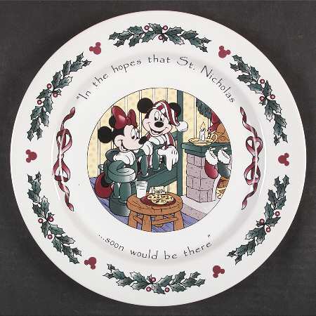 Twas The Night Before Christmas Dinner Plate