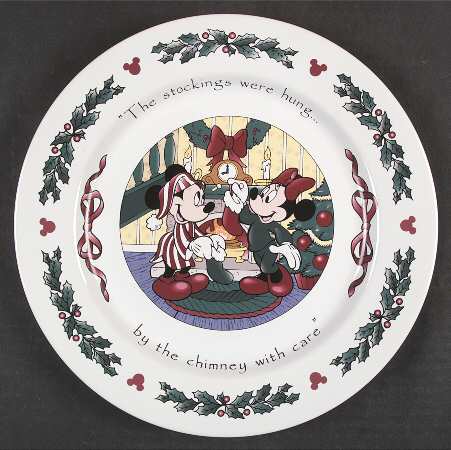 Twas The Night Before Christmas Dinner Plate