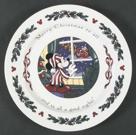 Twas The Night Before Christmas Dinner Plate