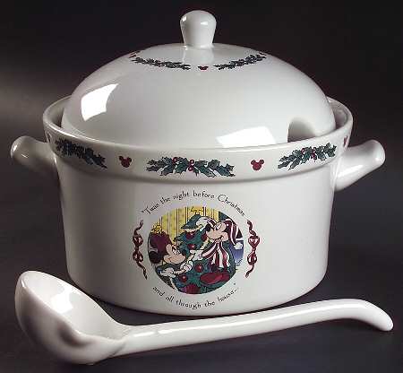 Twas The Night Before Christmas Tureen & Lid w/Ladle
