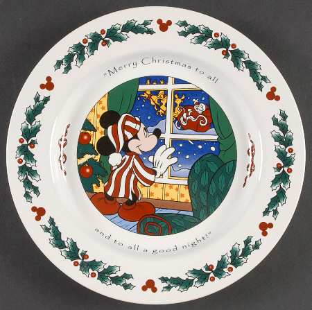 Twas The Night Before Christmas Luncheon Plate