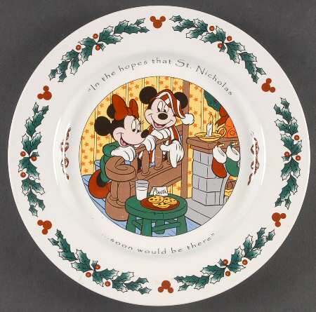 Twas The Night Before Christmas Luncheon Plate