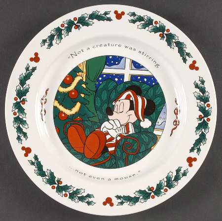 Twas The Night Before Christmas Luncheon Plate
