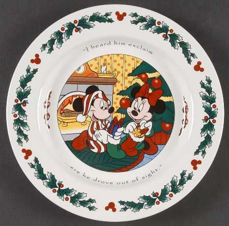 Twas The Night Before Christmas Luncheon Plate
