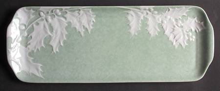 Promenade Green Large Sandwich Tray
