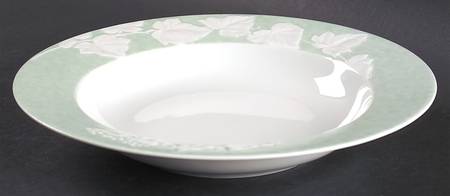 Promenade Green Rim Soup Bowl