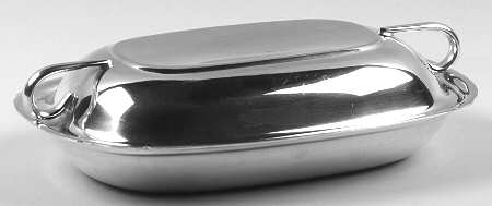 Mayflower (Silverplate, Hollowware) Double Vegetable Bowl