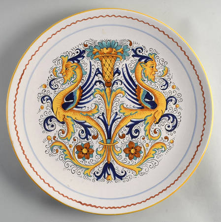 Raffaellesco (Scalloped) 15" Chop Plate (Round Platter)