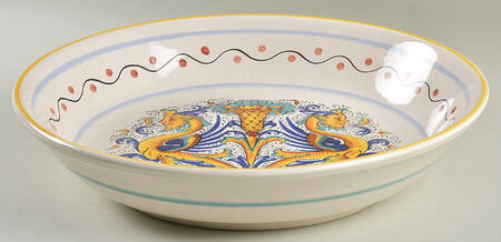 Raffaellesco (Scalloped) 14" Pasta Serving Bowl