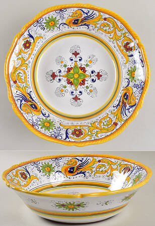 Raffaellesco (Scalloped) Large Pasta/Salad Bowl