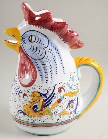 Raffaellesco (Scalloped) Figural Pitcher
