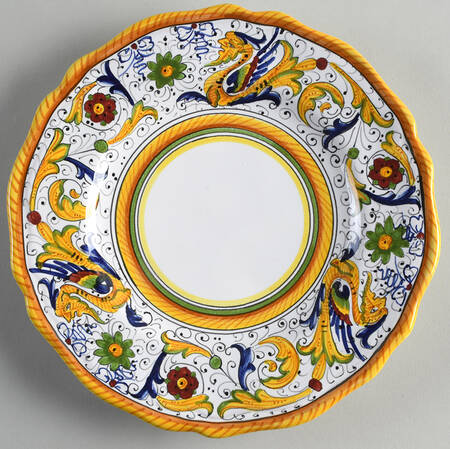 Raffaellesco (Scalloped) Salad Plate