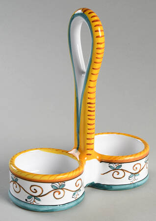 Raffaellesco (Scalloped) Tray for Salt and Pepper Set
