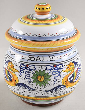 Raffaellesco (Scalloped) Salt Box & Lid