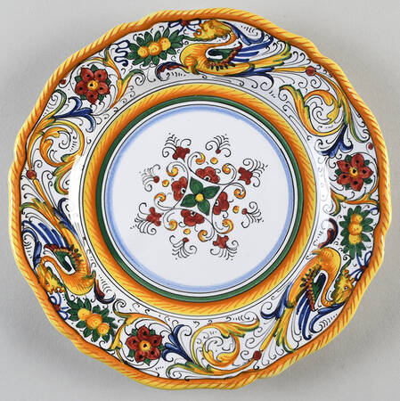 Raffaellesco (Scalloped) Salad Plate
