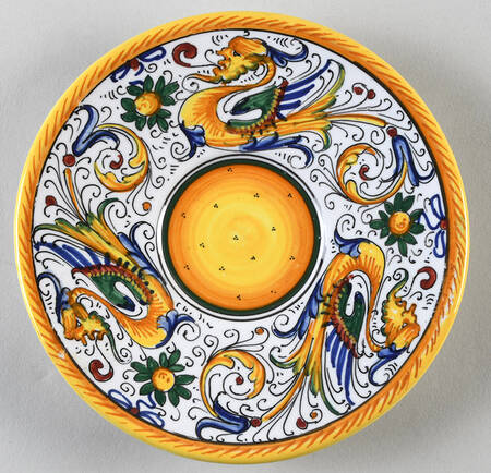 Raffaellesco (Scalloped) Saucer for Flat Cup