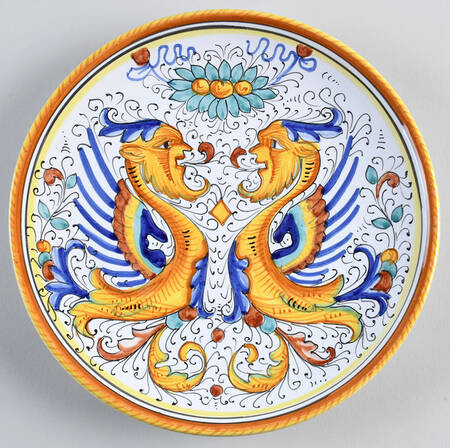 Raffaellesco (Scalloped) 10" Wall Plate