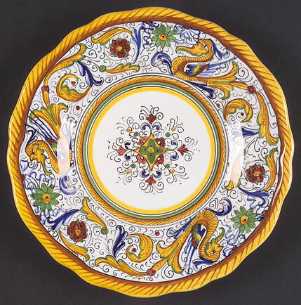 Raffaellesco (Scalloped) Salad Plate