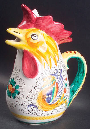 Raffaellesco (Scalloped) Figural Pitcher