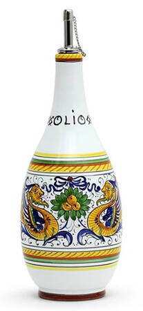 Raffaellesco (Scalloped) Oil Cruet and Stopper