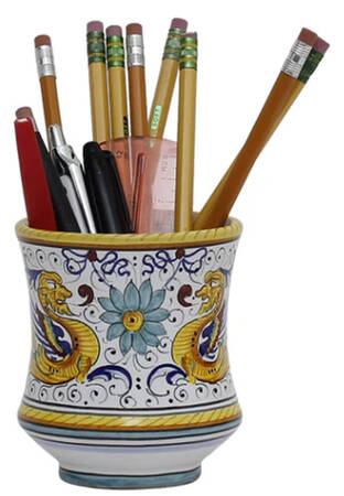 Raffaellesco (Scalloped) Pencil/Pen Holder/Cup