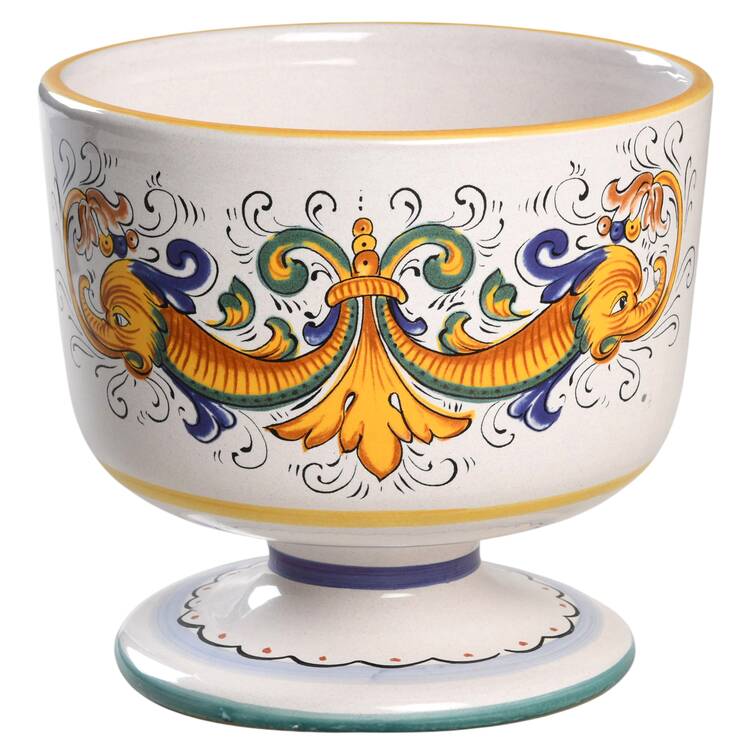 Raffaellesco (Scalloped) 6" Footed Bowl