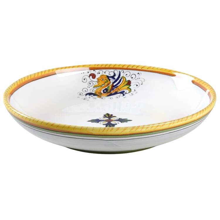 Raffaellesco (Scalloped) 9" Shallow Round Bowl