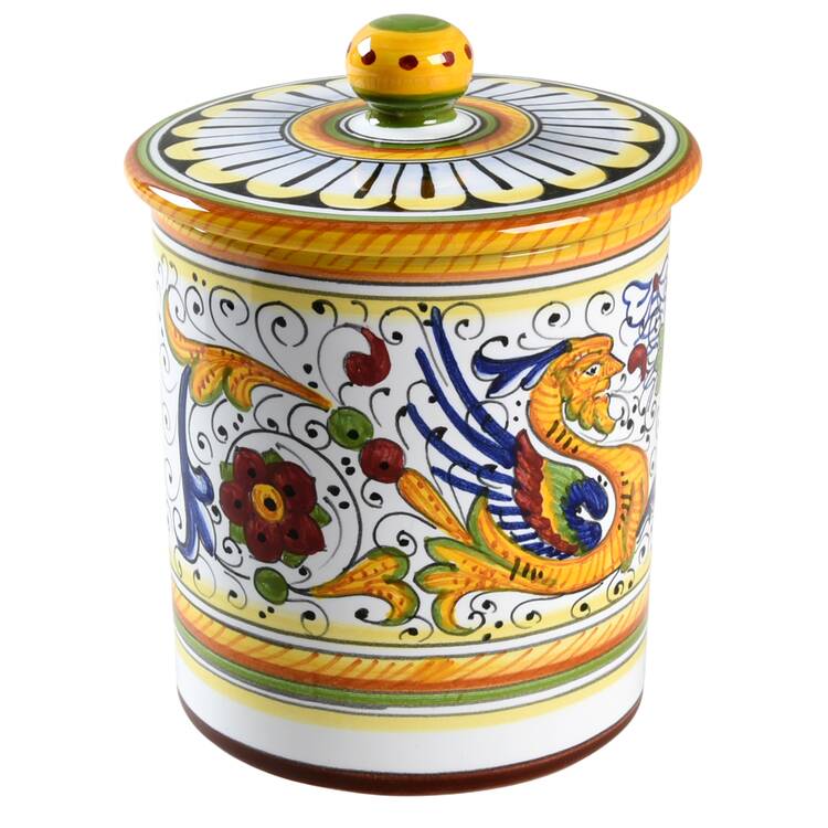 Raffaellesco (Scalloped) Small Canister & Lid
