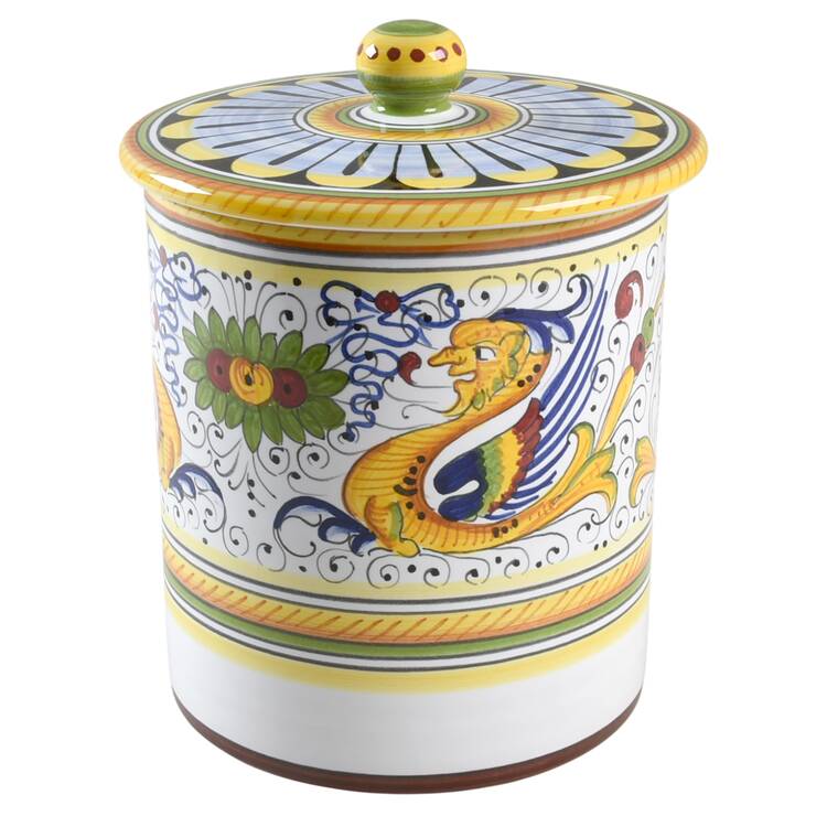 Raffaellesco (Scalloped) Large Canister & Lid