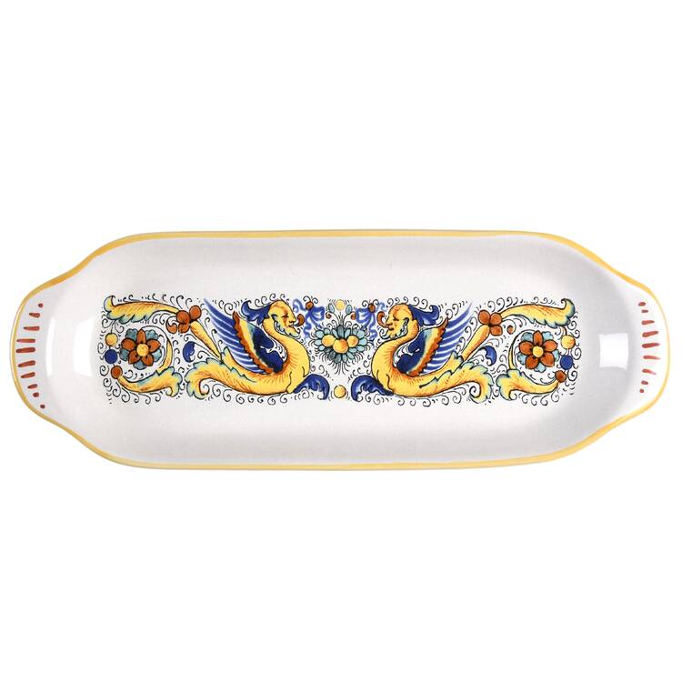 Raffaellesco (Scalloped) 12" Oblong Tray