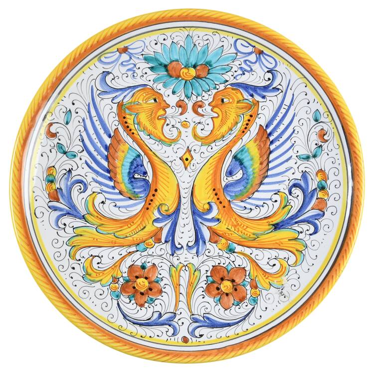 Raffaellesco (Scalloped) 12" Wall Plate