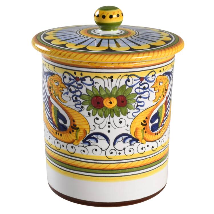 Raffaellesco (Scalloped) Medium Canister & Lid