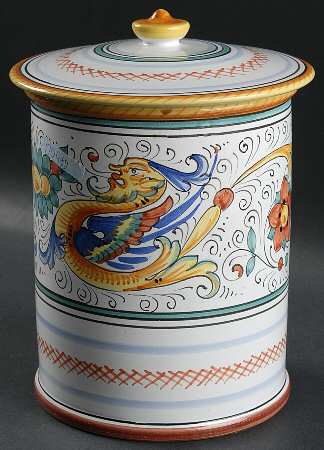 Raffaellesco (Scalloped) Extra Large Canister & Lid